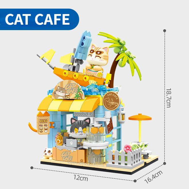 Street Dessert Shop Cafe Bakery Architecture Model Building Blocks City View Bricks Ornaments Girls Toys Kids Gifts Stylish Appearance No box
Street Dessert Shop Cafe Bakery Architecture Model Building Blocks City View Bricks Ornaments Girls Toys Kids Gifts Stylish Appearance No box