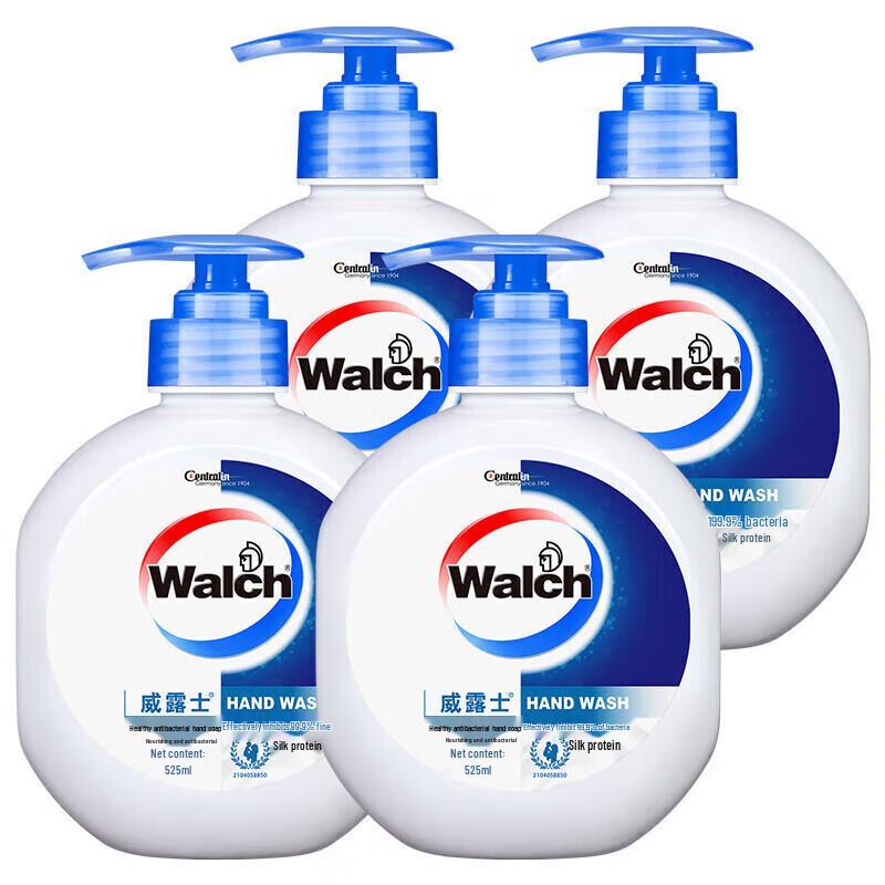 Walch Silk Protein Health Hand Wash 4-Pack (525ml)
Walch Silk Protein Health Hand Wash 4-Pack (525ml)