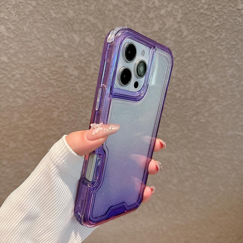 Four-corner Anti-fall Ceiling Phone Case for IP16 PROMAX Glitter Gradient Three-in-one Protection For iPhone 16 Pro Max
Four-corner Anti-fall Ceiling Phone Case for IP16 PROMAX Glitter Gradient Three-in-one Protection For iPhone 16 Pro Max