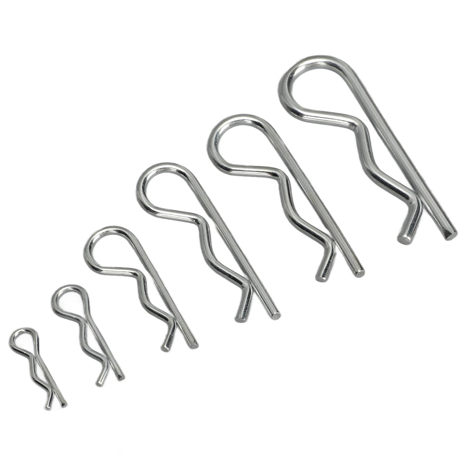 100PCS R Clip Assortment Kit Carbon Steel Hairpin Retaining Pin Clip M1 M1.2 M1.5 M1.85 M2 M2.5
100PCS R Clip Assortment Kit Carbon Steel Hairpin Retaining Pin Clip M1 M1.2 M1.5 M1.85 M2 M2.5