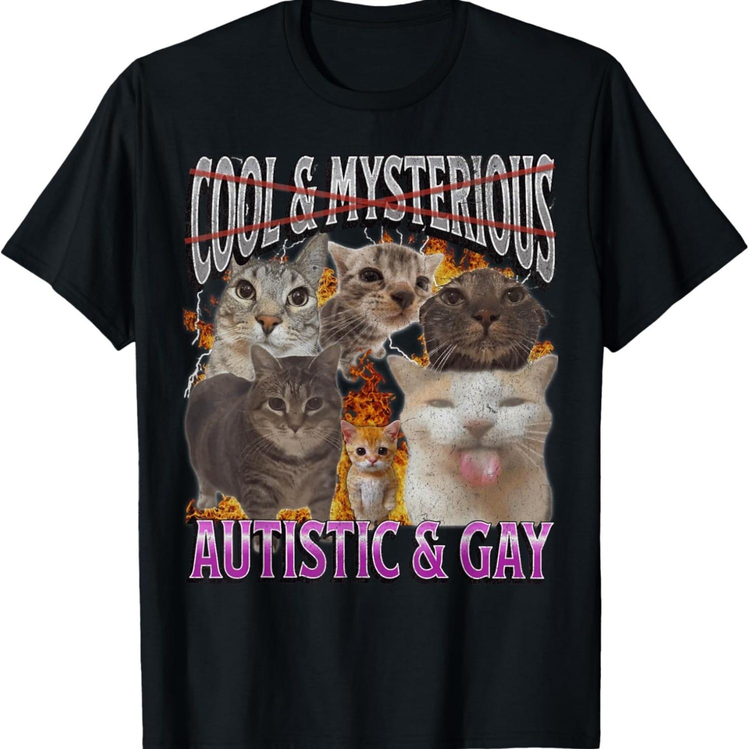 Autistic and Gay Funny Cat Meme Bootleg Graphic T-Shirt(1) XXXXXL чорний
Autistic and Gay Funny Cat Meme Bootleg Graphic T-Shirt(1) XXXXXL чорний
