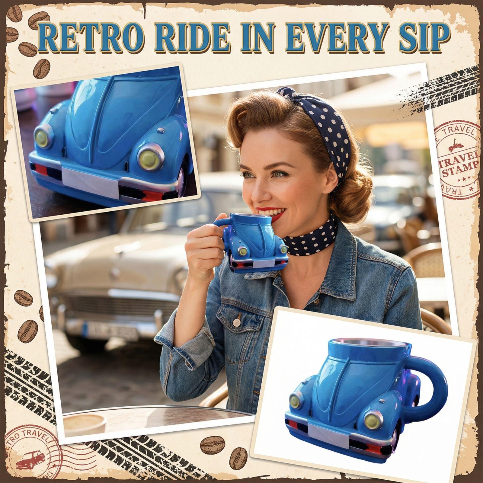 Beetle Shaped Retro Car Coffee Cup One Size синий
Beetle Shaped Retro Car Coffee Cup One Size синий