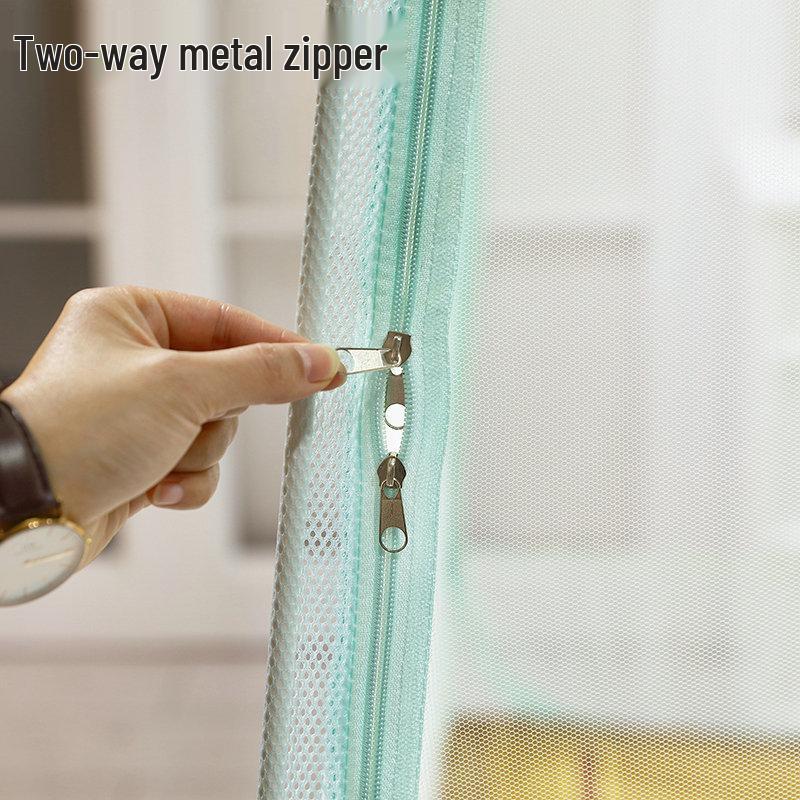 Mongolian Yurt Mosquito Net Tent: Encrypted, Three-Door, Full-Bottom, Anti-Fall Bracket for Single/Double Beds, Home Use, Zipper Pattern 120x200cm
Mongolian Yurt Mosquito Net Tent: Encrypted, Three-Door, Full-Bottom, Anti-Fall Bracket for Single/Double Beds, Home Use, Zipper Pattern 120x200cm