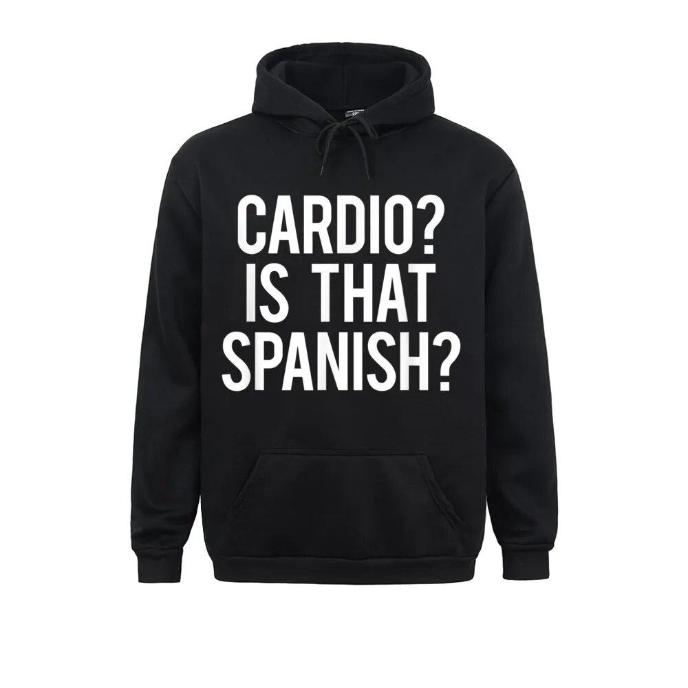 Hoodies Cardio Is That Spanish Funny Gym Fitness Workout Gift Idea Long Sleeve Unisex Sweatshirts Crazy Hoods Brand New
Hoodies Cardio Is That Spanish Funny Gym Fitness Workout Gift Idea Long Sleeve Unisex Sweatshirts Crazy Hoods Brand New