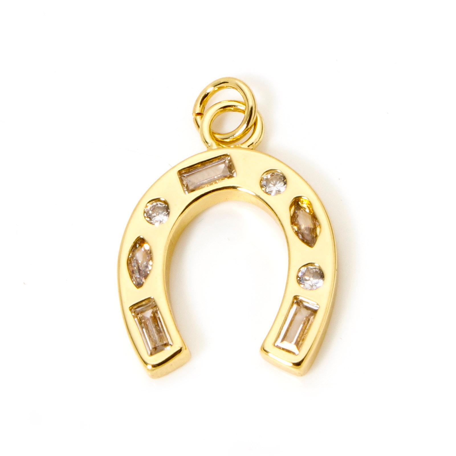1 Piece Brass West Cowboy Charms 18K Real Gold Plated Luck Horseshoe Pendants For DIY Necklace Jewelry Making
1 Piece Brass West Cowboy Charms 18K Real Gold Plated Luck Horseshoe Pendants For DIY Necklace Jewelry Making