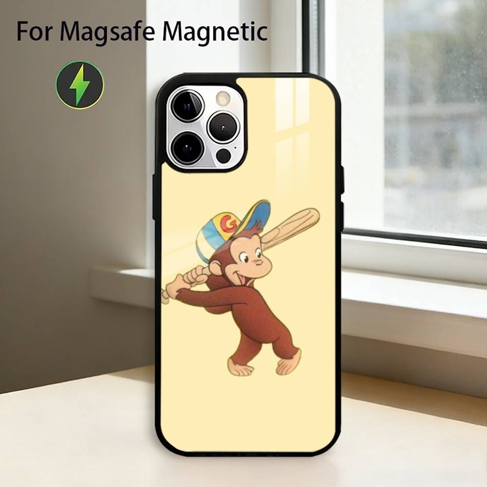 Curious G-George M-Monkey Phone Case For iPhone17,16,15,14,13,12,11 Plus,Pro Magnetic with Magsafe Wireless Charging iPhone16
Curious G-George M-Monkey Phone Case For iPhone17,16,15,14,13,12,11 Plus,Pro Magnetic with Magsafe Wireless Charging iPhone16
