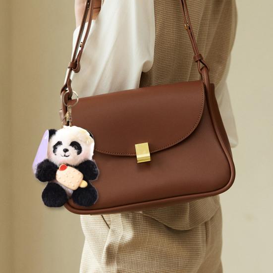 Doll Pendant Keychain Cartoon Panda Shape Plush Doll Key Holder Lightweight Keychain Decorative Bag Accessory L
Doll Pendant Keychain Cartoon Panda Shape Plush Doll Key Holder Lightweight Keychain Decorative Bag Accessory L