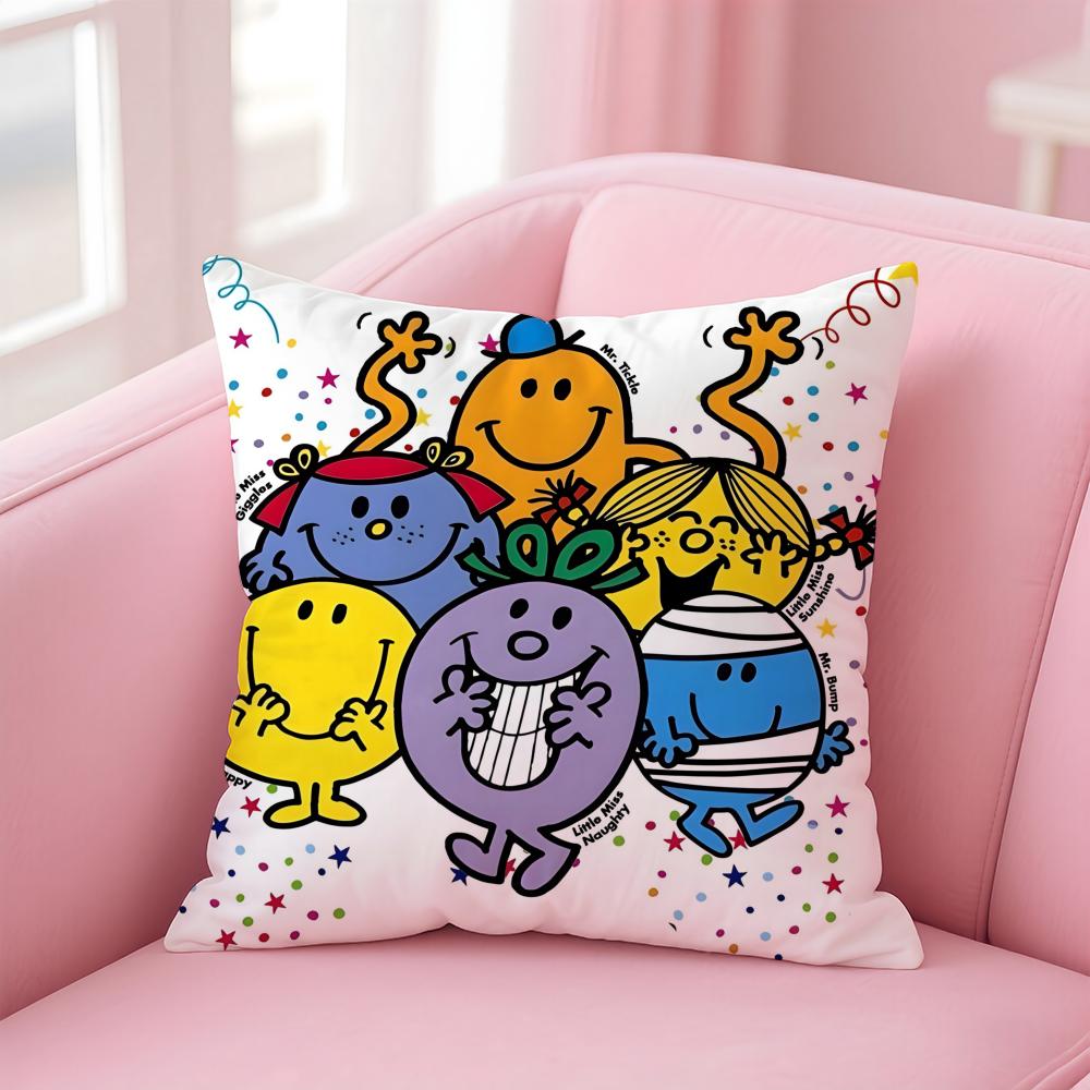 Mr. Men and L-Little Miss Cushion Cover Premium Comfort Reversible Pillow Cove -Two in One Design for Any Room & Car Interior 30cmx30cm
Mr. Men and L-Little Miss Cushion Cover Premium Comfort Reversible Pillow Cove -Two in One Design for Any Room & Car Interior 30cmx30cm