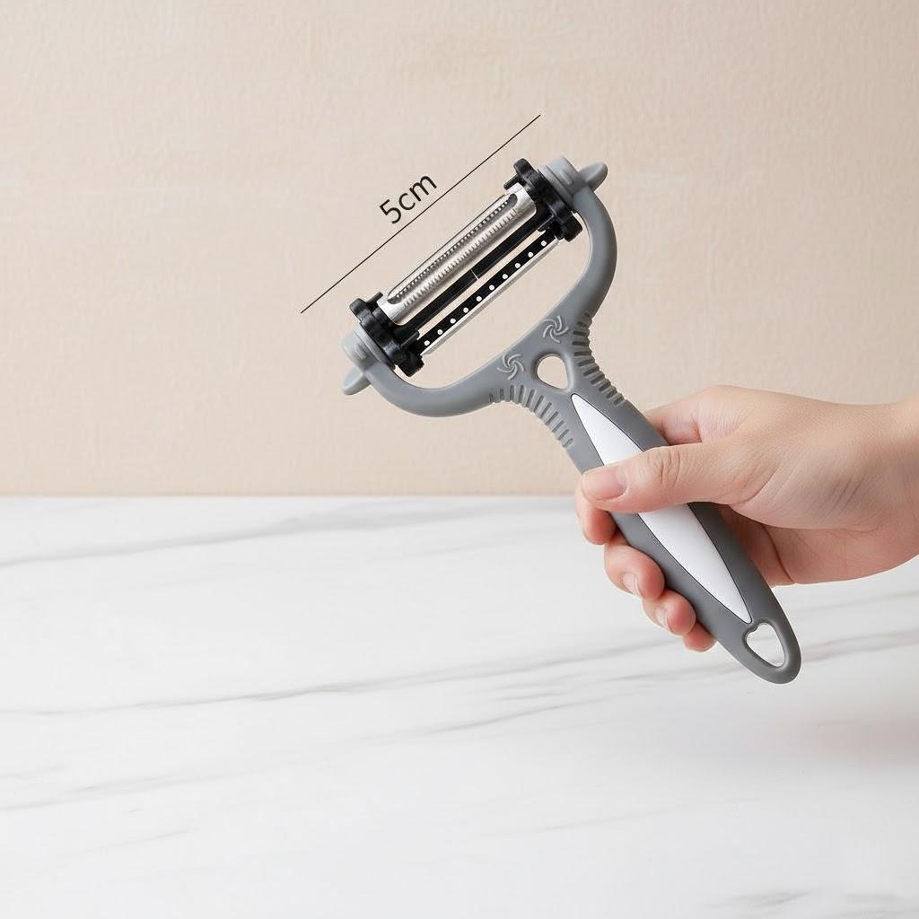 3 in 1 360 Degree Rotary Peeler Multifunctional Kitchen Tool Fruit Vegetable Potato Carrot Slicer Cutter Gadget сірий
3 in 1 360 Degree Rotary Peeler Multifunctional Kitchen Tool Fruit Vegetable Potato Carrot Slicer Cutter Gadget сірий