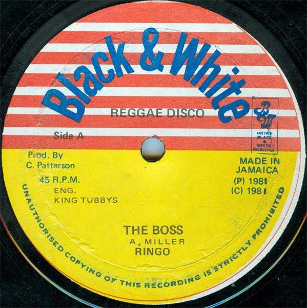 12inch Record RINGO - The Boss / Moses NONE Black & White 1982 Jamaica Reggae, Ska & Dub Used
12inch Record RINGO - The Boss / Moses NONE Black & White 1982 Jamaica Reggae, Ska & Dub Used