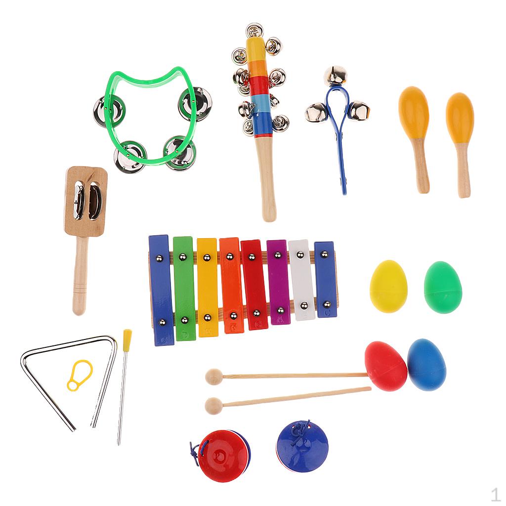 Kids Musical Instruments 10 Pcs Percussion Set for Children with Xylophone Toy Zippered Carrying Bag
Kids Musical Instruments 10 Pcs Percussion Set for Children with Xylophone Toy Zippered Carrying Bag