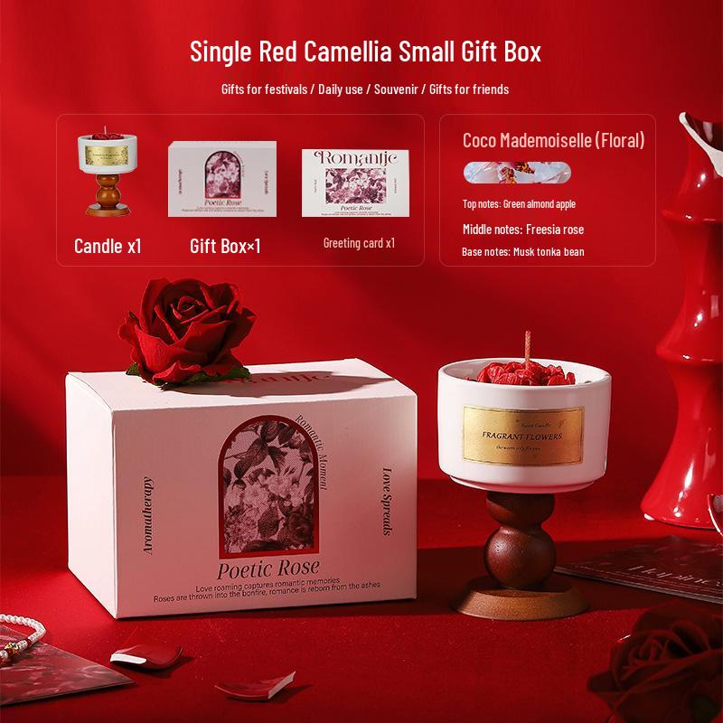 Camellia Aroma Wedding Candle Gift Box - Fragrant Candles for Parties & Creative Birthday Gifts for Women
Camellia Aroma Wedding Candle Gift Box - Fragrant Candles for Parties & Creative Birthday Gifts for Women