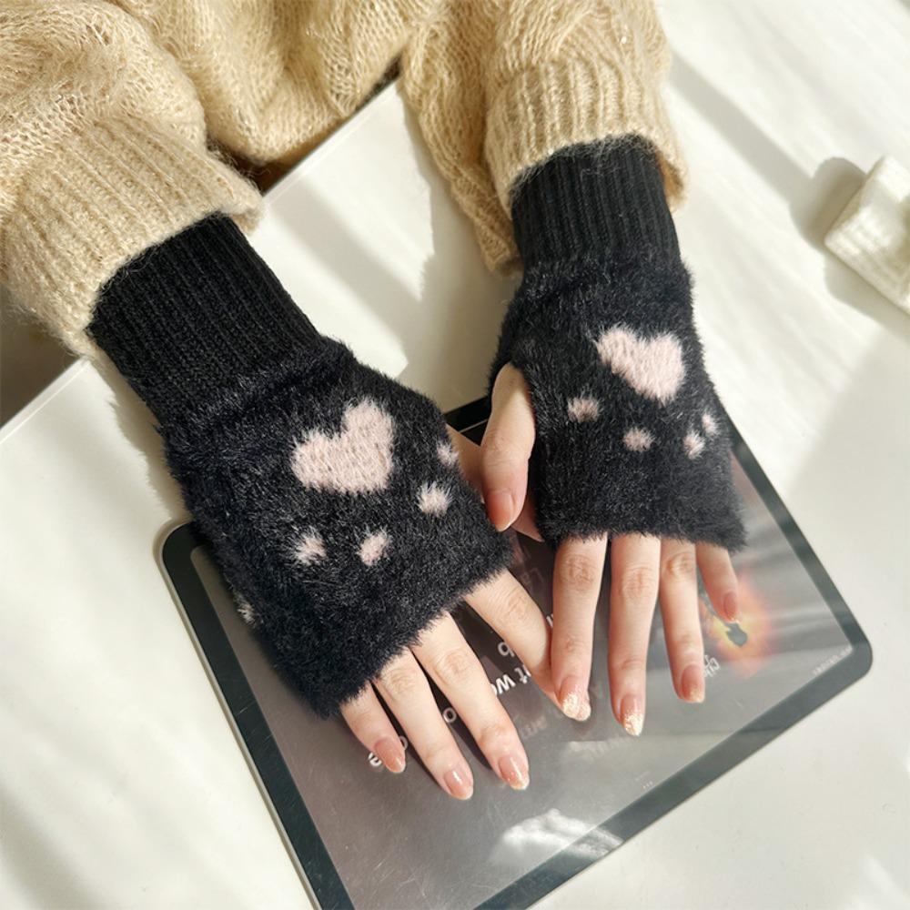 Plush Fingerless Gloves Soft Knitted Gloves New Half Finger Gloves Winter чёрный
Plush Fingerless Gloves Soft Knitted Gloves New Half Finger Gloves Winter чёрный