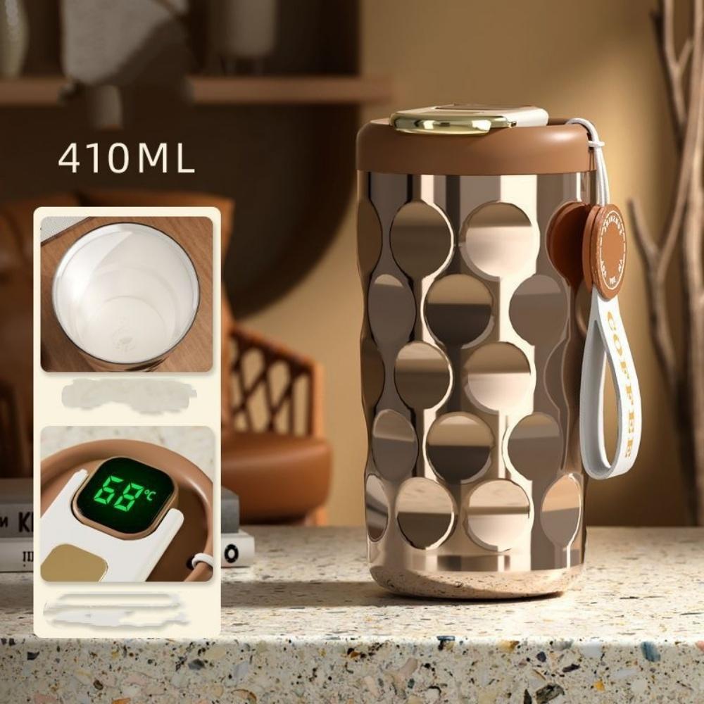 410ml Stainless Steel Ceramic Liner Coffee Mug Vacuum Insulated Tumbler with Temperature Display Leak-Proof Coffee Thermos 401-500ml золотий
410ml Stainless Steel Ceramic Liner Coffee Mug Vacuum Insulated Tumbler with Temperature Display Leak-Proof Coffee Thermos 401-500ml золотий