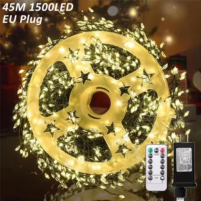 30-60M Christmas Outdoor Lighting LED Decorative String Lights Warmlight 220V EU Waterproof Christmas Tree Garden Plant Branches
30-60M Christmas Outdoor Lighting LED Decorative String Lights Warmlight 220V EU Waterproof Christmas Tree Garden Plant Branches