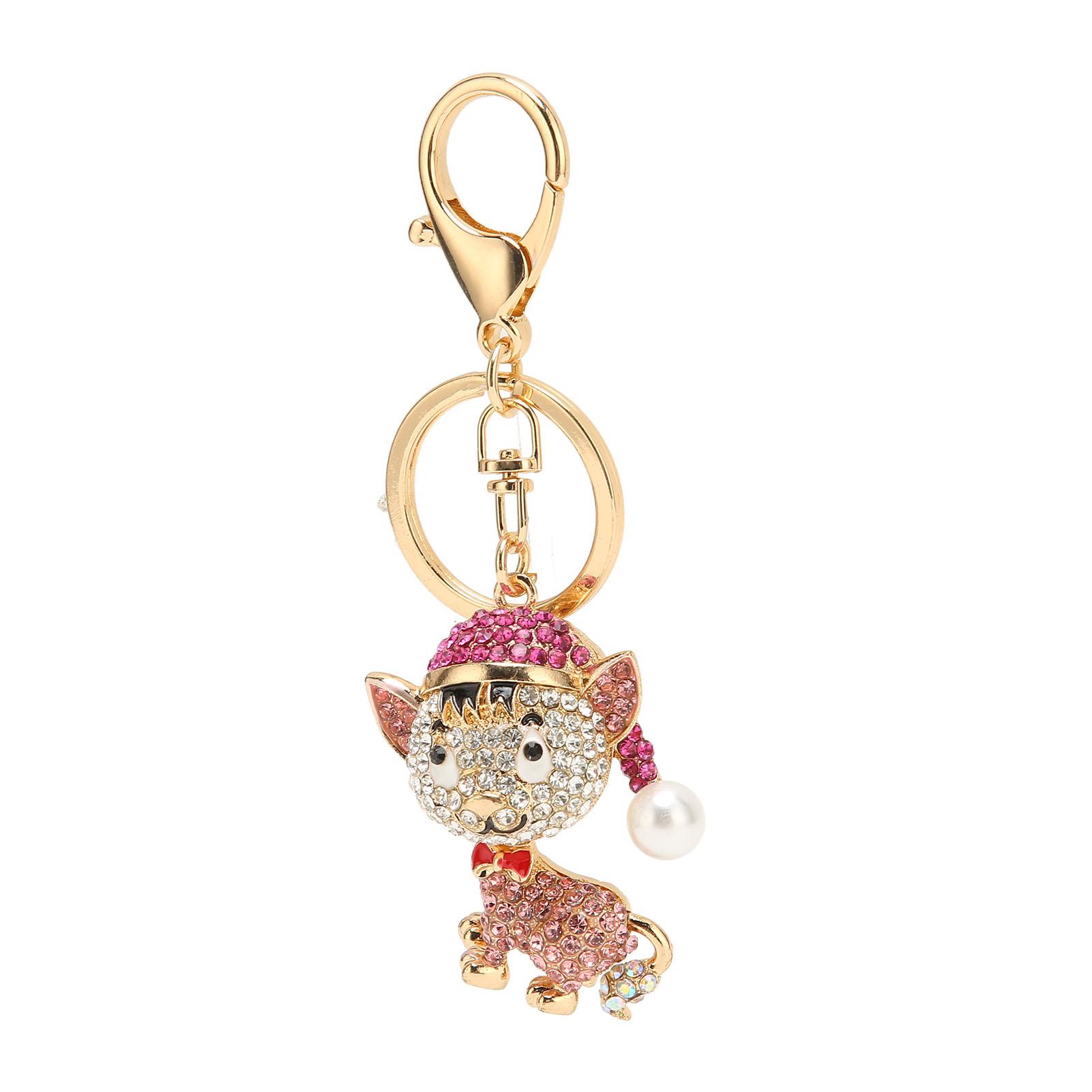 Милый брелок для собаки, блестящий кулон для сумочки, щенок, брелок для ключей от машины, украшение, аксессуары для сумки, розовый
Милый брелок для собаки, блестящий кулон для сумочки, щенок, брелок для ключей от машины, украшение, аксессуары для сумки, розовый