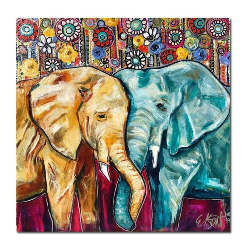 Два слона, любители цветов, художественная картина на холсте, настенные художественные постеры и принты, скандинавские изображения животных для комнаты, домашний декор 50x50cm no frame яркий бирюзовый
Два слона, любители цветов, художественная картина на холсте, настенные художественные постеры и принты, скандинавские изображения животных для комнаты, домашний декор 50x50cm no frame яркий бирюзовый