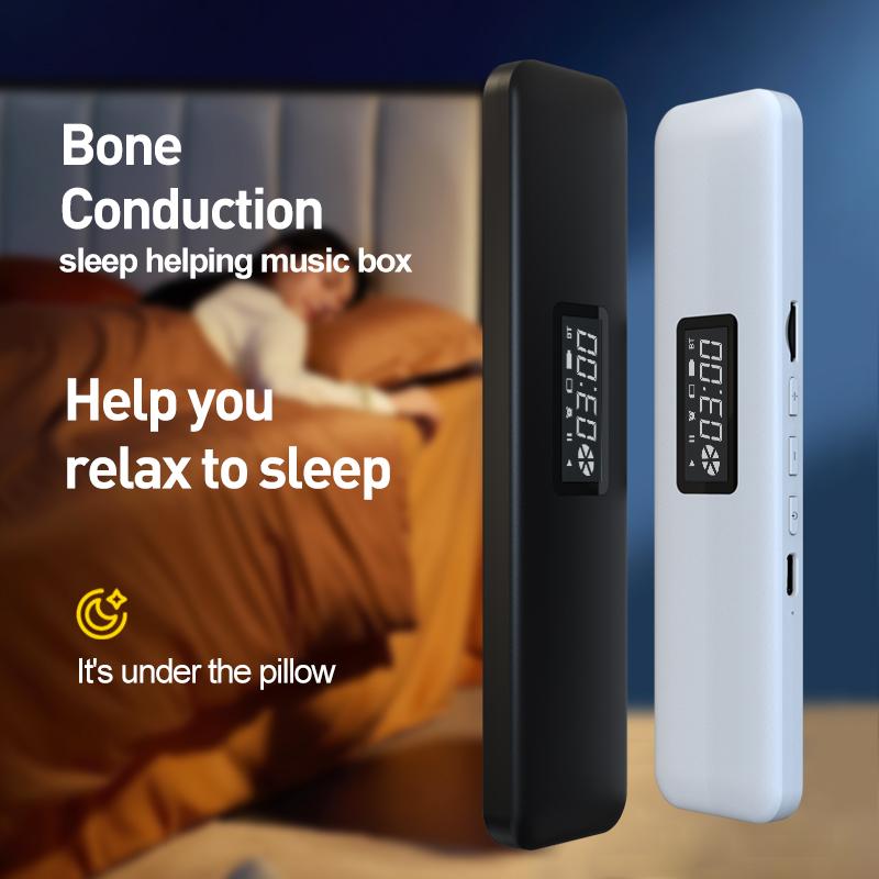 SMB-04 Smart Bone Conduction Bluetooth-Compatible Under Pillow Speaker Sleep Aid Mini White Noise Music Box Blue
SMB-04 Smart Bone Conduction Bluetooth-Compatible Under Pillow Speaker Sleep Aid Mini White Noise Music Box Blue