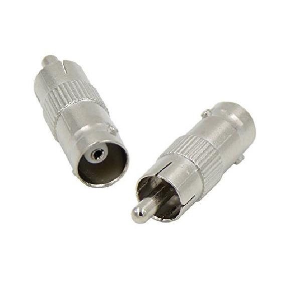 HIGHROCK BNC Female Jack to RCA Male Plug Coax Cable Adapters Straight Connector(10PC)
HIGHROCK BNC Female Jack to RCA Male Plug Coax Cable Adapters Straight Connector(10PC)