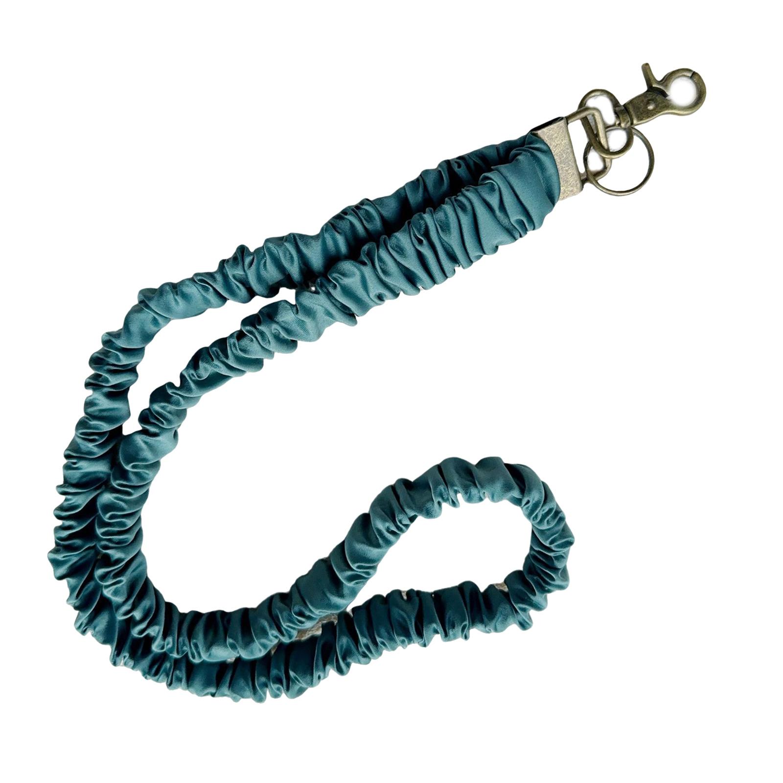 Эластичный шейный шнурок-держатель для ключей для телефона, брелок, шнурок-держатель для бейджа, ожерелье-шнурок, шнурок-держатель для карт, аксессуары для ключей зелёный