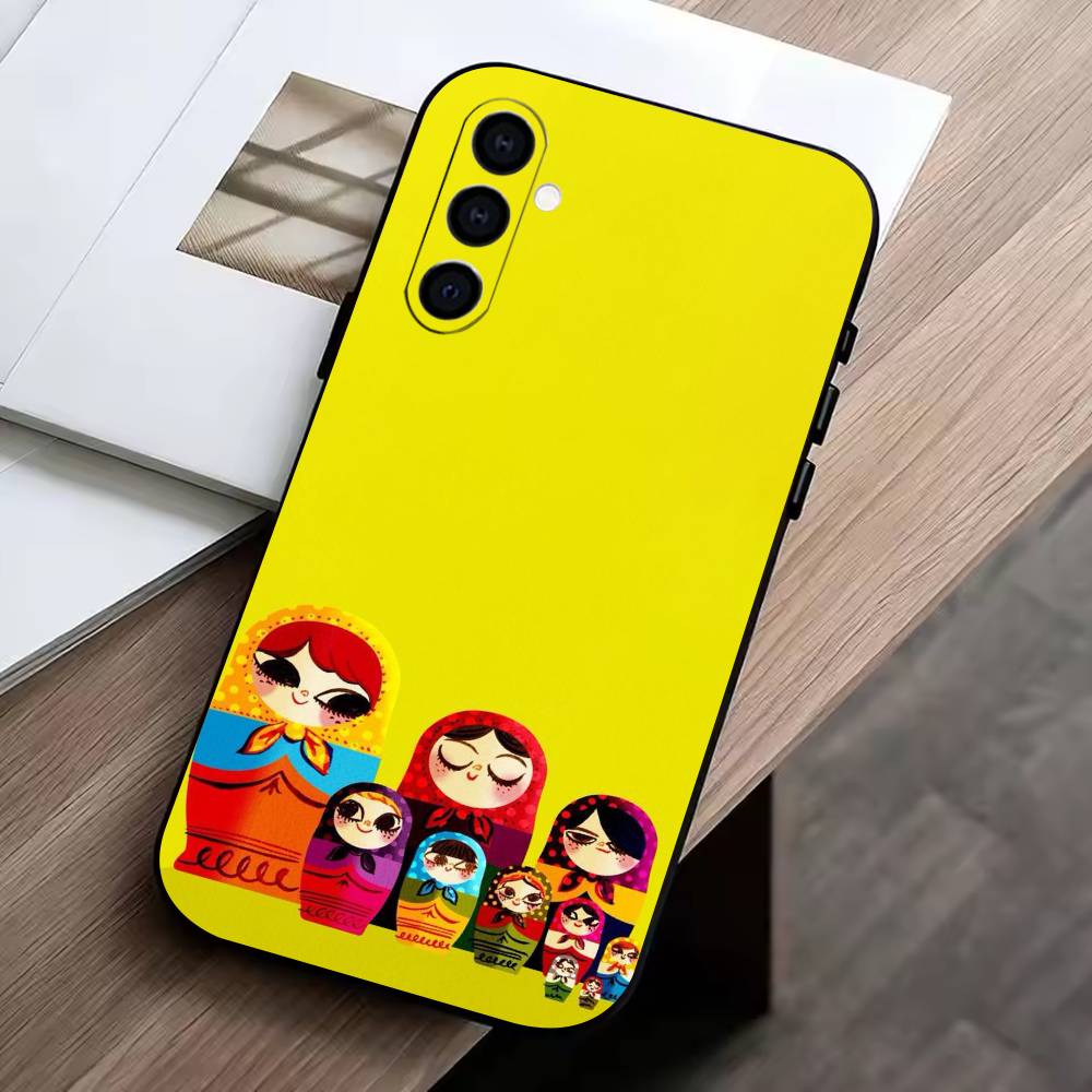 Cute Russian Doll Art Phone Case For Samsung Galaxy A73,A72,A71,A70,A53,A52,A51,Soft Silicone Black Cover Samsung a11
Cute Russian Doll Art Phone Case For Samsung Galaxy A73,A72,A71,A70,A53,A52,A51,Soft Silicone Black Cover Samsung a11