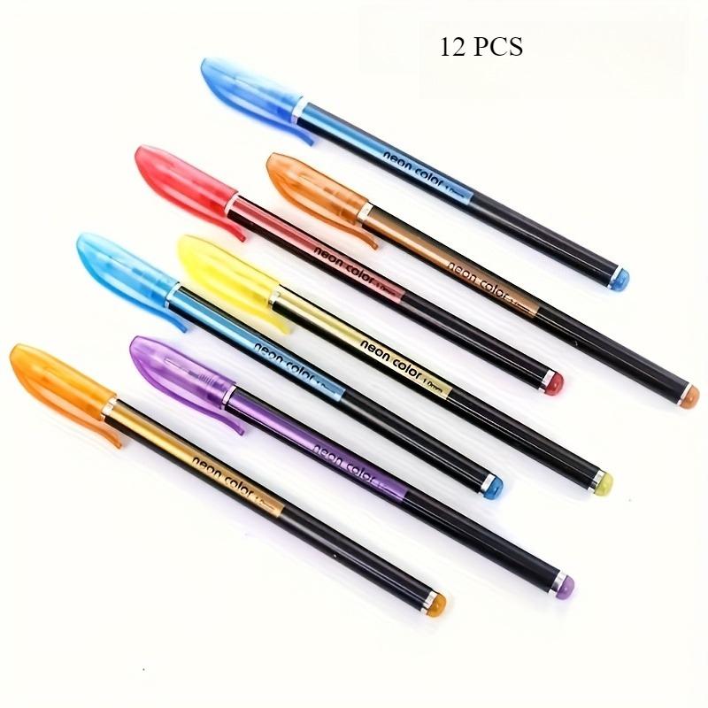 12 цветных ручек с блестками, подходящих для письма, раскрашивания, рисования дудлов, скрапбукинга, ведения дневников и различных других целей.
12 цветных ручек с блестками, подходящих для письма, раскрашивания, рисования дудлов, скрапбукинга, ведения дневников и различных других целей.