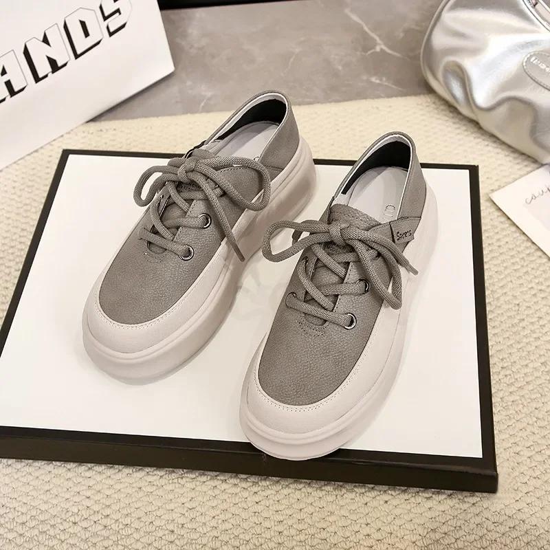 2024 Кроссовки Clunky, женские, мягкие, из микрофибры, повседневные туфли, модные, на толстой подошве, на платформе, увеличивающие рост, женские туфли на плоской подошве 35 серый
2024 Кроссовки Clunky, женские, мягкие, из микрофибры, повседневные туфли, модные, на толстой подошве, на платформе, увеличивающие рост, женские туфли на плоской подошве 35 серый