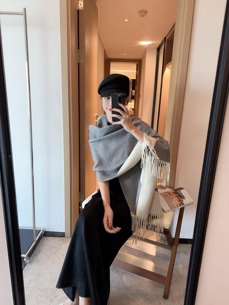 Зимний шарф для женщин Кашемировый Теплый Пашмина Плед Накидки Женский Толстый Мягкий Буфанда Шаль Длинный Пончо Эшарп 65cm X 180cm
Зимний шарф для женщин Кашемировый Теплый Пашмина Плед Накидки Женский Толстый Мягкий Буфанда Шаль Длинный Пончо Эшарп 65cm X 180cm