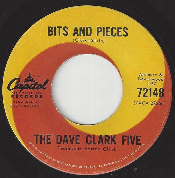 7inch Record DAVE CLARK FIVE - Bits And Pieces 72148 Capitol Records 1964 Canada Rock Used
7inch Record DAVE CLARK FIVE - Bits And Pieces 72148 Capitol Records 1964 Canada Rock Used