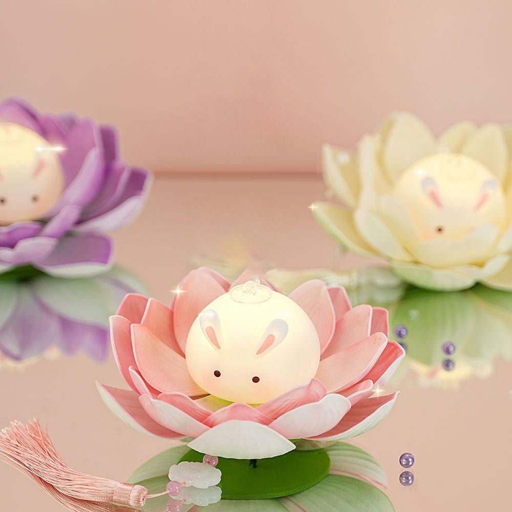Glowing Mid-Autumn Festival Lantern Handmade Holiday Decoration Cute Lotus Rabbit Lamp Pink-Material package
Glowing Mid-Autumn Festival Lantern Handmade Holiday Decoration Cute Lotus Rabbit Lamp Pink-Material package