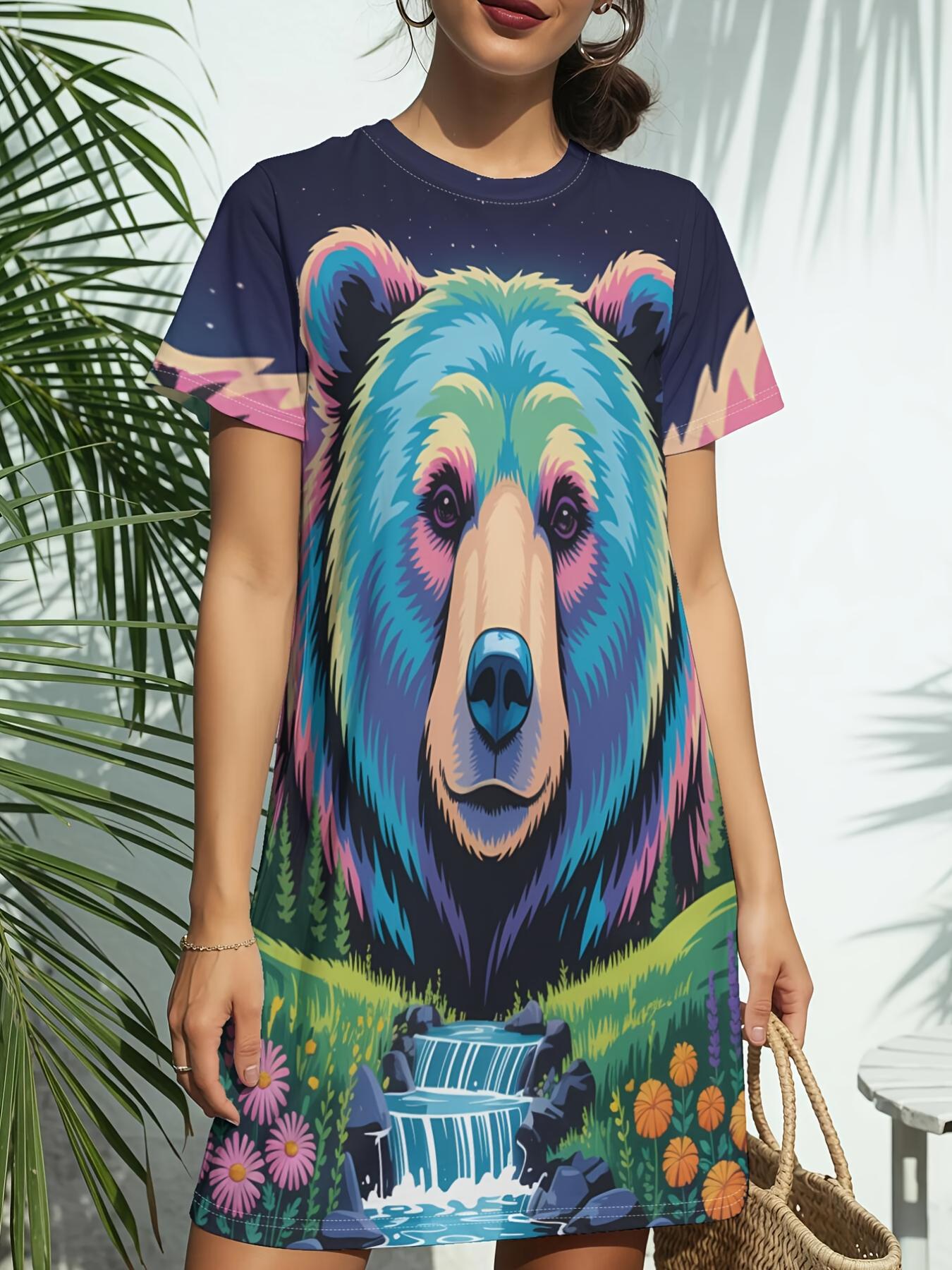 Women S New Crew Neck Short Sleeve T-Shirt Dress. American Trend Digital Print. Casual And Versatile for Spring And Summer. Elegant And Chic Wome S D 9XL дубильная кора
Women S New Crew Neck Short Sleeve T-Shirt Dress. American Trend Digital Print. Casual And Versatile for Spring And Summer. Elegant And Chic Wome S D 9XL дубильная кора