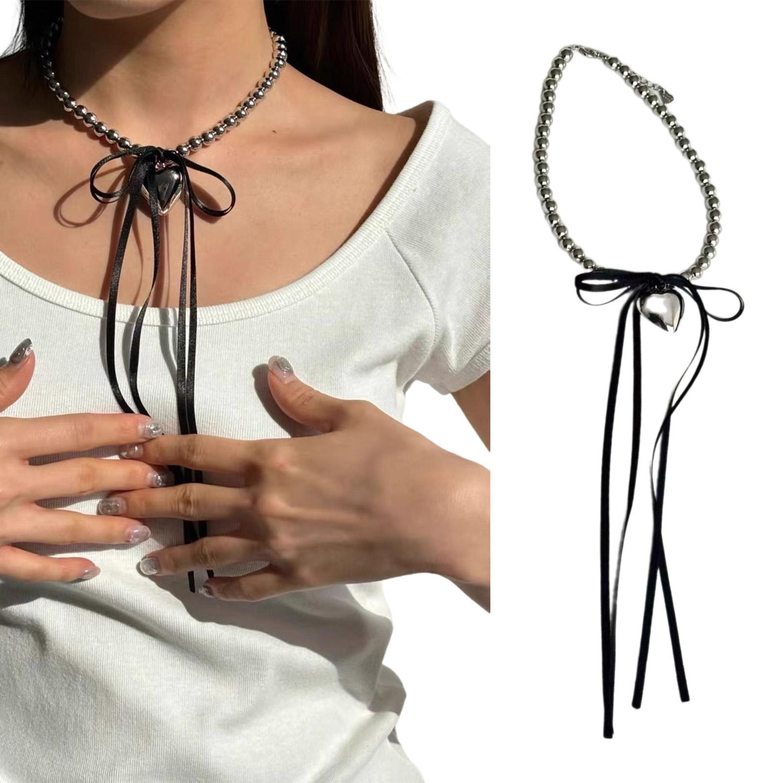 Heart Shaped Pearl Necklace Women Wedding Party Bowknot Pendant Choker Chain Imitation Pearl Necklaces Clavicle Chain білий
Heart Shaped Pearl Necklace Women Wedding Party Bowknot Pendant Choker Chain Imitation Pearl Necklaces Clavicle Chain білий