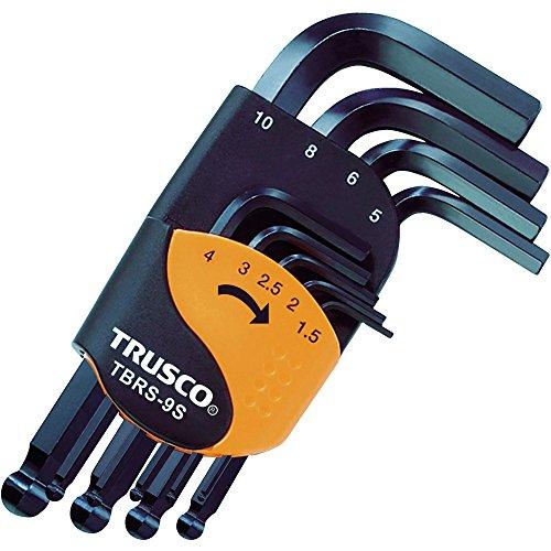 Набор шестигранных ключей с шариковым наконечником TRUSCO TBRS-9S, короткий, 9 предметов
Набор шестигранных ключей с шариковым наконечником TRUSCO TBRS-9S, короткий, 9 предметов