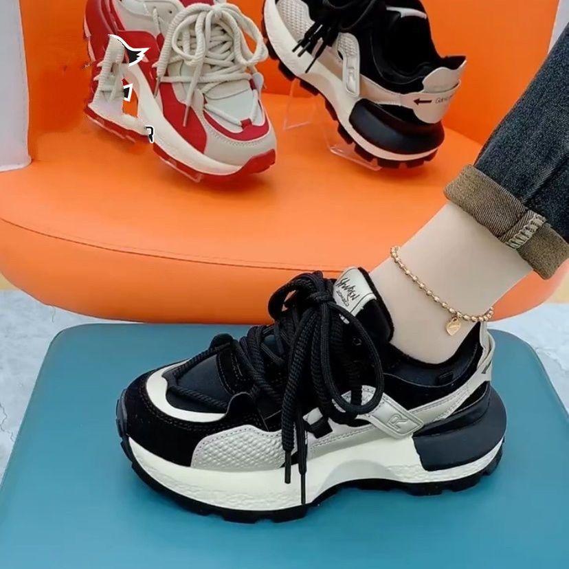 Thick-soled heightening casual shoes versatile retro versatile sports shoes 40 чёрный
Thick-soled heightening casual shoes versatile retro versatile sports shoes 40 чёрный