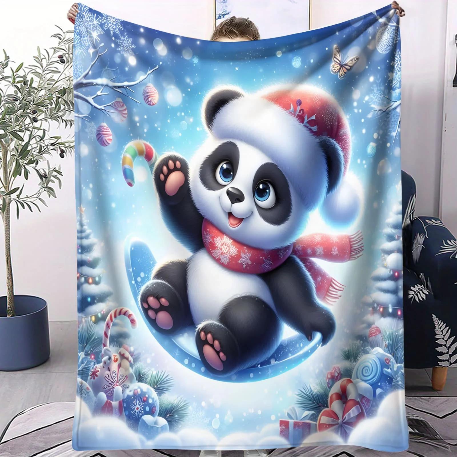 Sled Panda Soft Blanket Festive Candy Cane Ornament Themed Fleece Throw for Beds Sofa Home Decor Adults Kids Cozy Warm Gift 40x50inch 101x127cm
Sled Panda Soft Blanket Festive Candy Cane Ornament Themed Fleece Throw for Beds Sofa Home Decor Adults Kids Cozy Warm Gift 40x50inch 101x127cm
