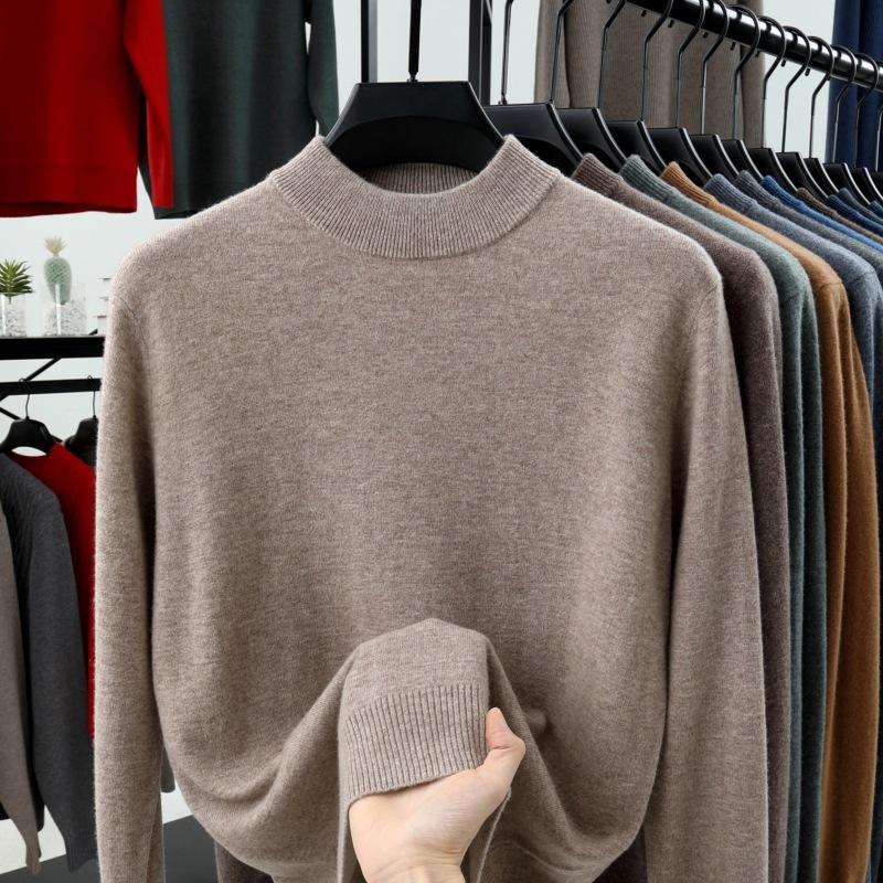 Мужской шерстяной свитер 100% чистый мужской осенне-зимний свитер, полувысокая горловина, ощущение высокого класса, повседневный базовый вязаный свитер 3XL
Мужской шерстяной свитер 100% чистый мужской осенне-зимний свитер, полувысокая горловина, ощущение высокого класса, повседневный базовый вязаный свитер 3XL