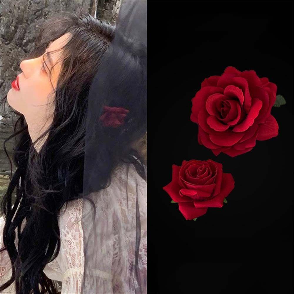 Cloth Flower Hair Clip Hair Accessories Girl Hair Clip Elegant Fashionable Rose Headdress Holiday StyleC
Cloth Flower Hair Clip Hair Accessories Girl Hair Clip Elegant Fashionable Rose Headdress Holiday StyleC