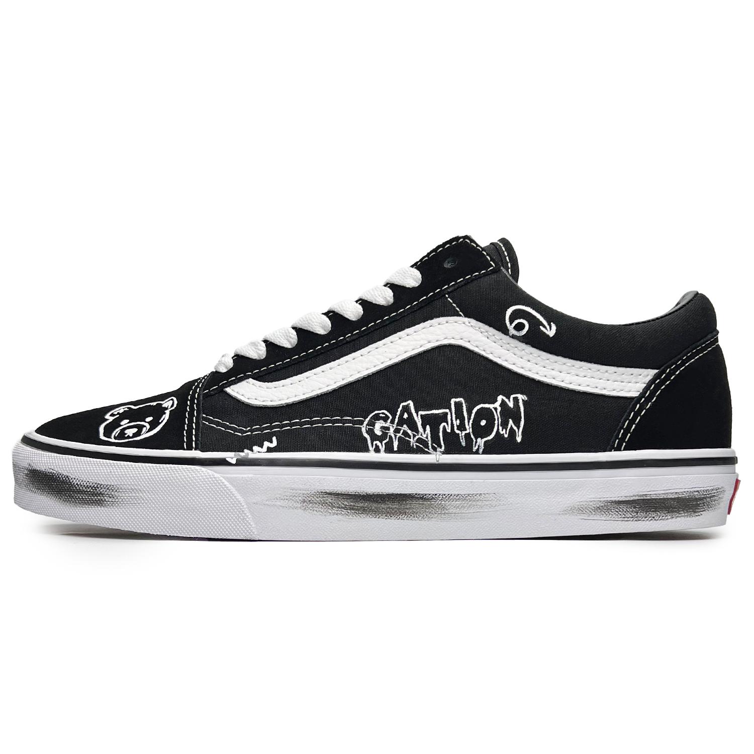 Vans Old Skool Graffiti Bear Slip Resistant Abrasion Resistant Low top Skateboard Shoes Unisex Black White VN000D3HY28(Team285-) 36.5
Vans Old Skool Graffiti Bear Slip Resistant Abrasion Resistant Low top Skateboard Shoes Unisex Black White VN000D3HY28(Team285-) 36.5