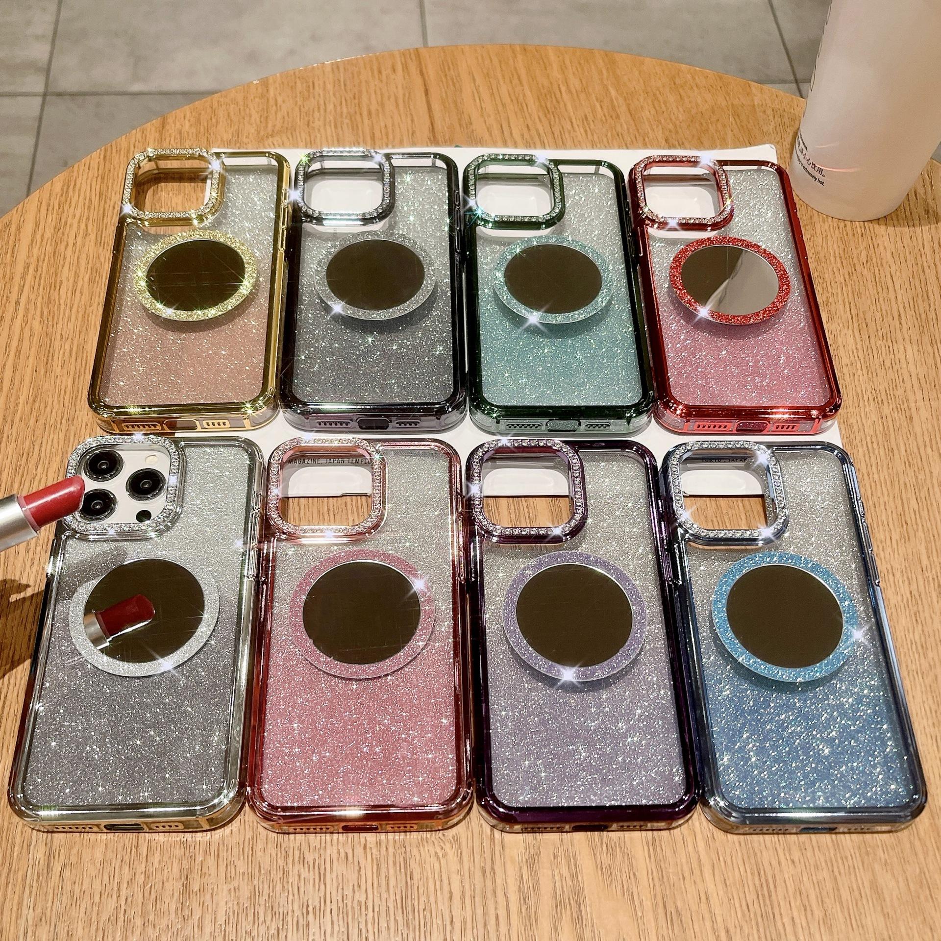 Luxurious Water Diamond Is Suitable for IPhone15 Phone Cases, Apple 14Promax Mirror Magnetic Attraction 13 Gradient Glitter Hard Case Apple 11Promax
Luxurious Water Diamond Is Suitable for IPhone15 Phone Cases, Apple 14Promax Mirror Magnetic Attraction 13 Gradient Glitter Hard Case Apple 11Promax