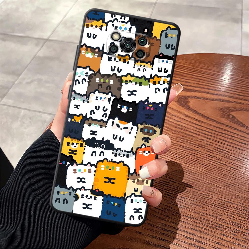 Cute Cat Cartoon Case for Xiaomi Poco F8 X3 X4 X5 X7 Pro F1 M3 M4 M7 F3 C71 M5 C75 C61 C50 Funda Phone Cover Poco M5
Cute Cat Cartoon Case for Xiaomi Poco F8 X3 X4 X5 X7 Pro F1 M3 M4 M7 F3 C71 M5 C75 C61 C50 Funda Phone Cover Poco M5