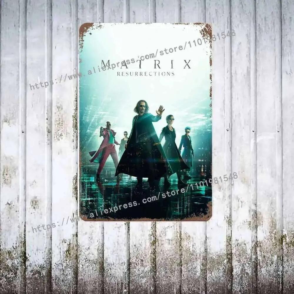 The Matrix Resurrections Decor Poster Vintage Tin Metal Sign Decorative Plaque for Pub Bar Man Cave Club Wall Decoration 26T0104 26T0104 20x30cm
The Matrix Resurrections Decor Poster Vintage Tin Metal Sign Decorative Plaque for Pub Bar Man Cave Club Wall Decoration 26T0104 26T0104 20x30cm
