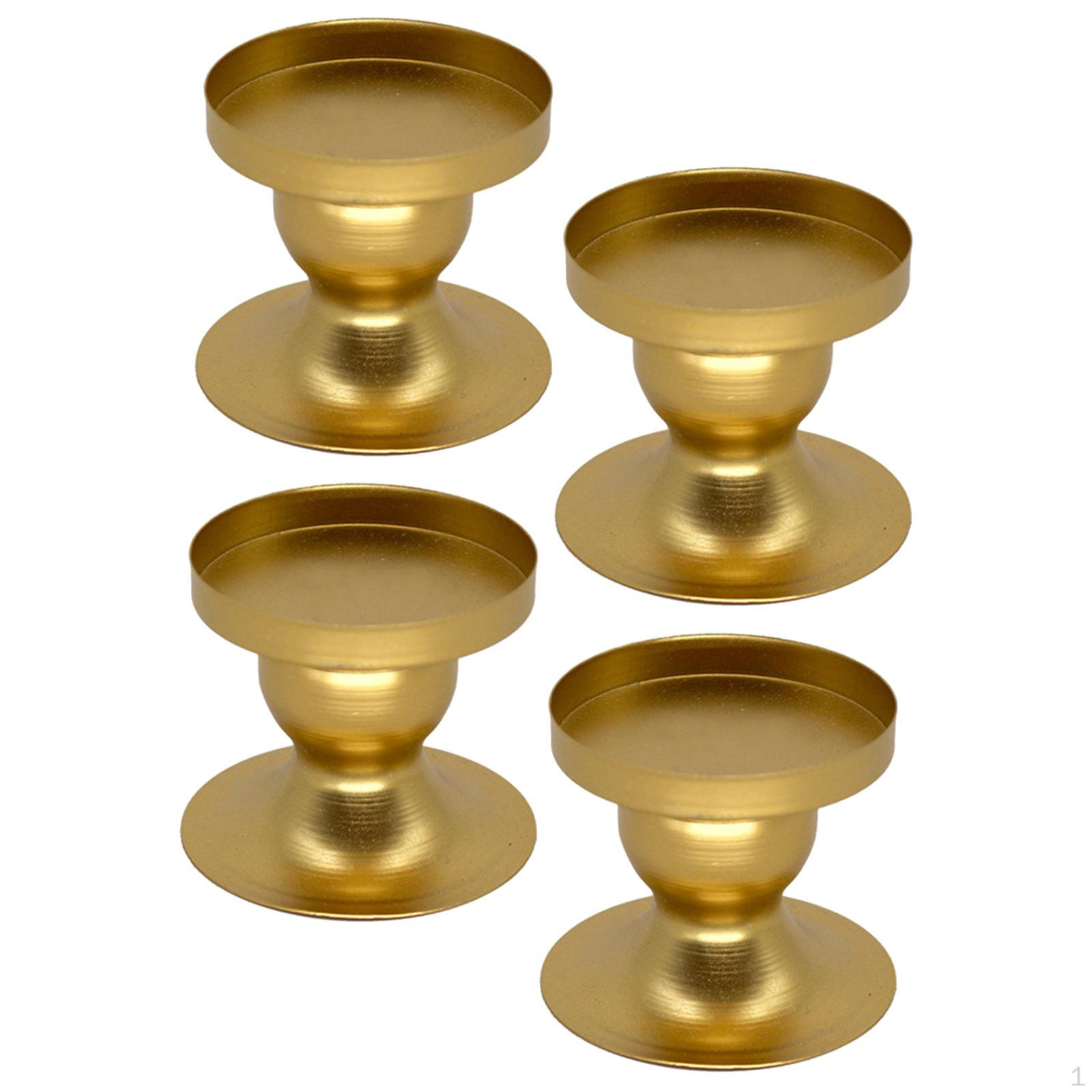 4 Pieces Candle Holder Pillar Tray Home Decoration 2.4inch Tall Candlelight for
4 Pieces Candle Holder Pillar Tray Home Decoration 2.4inch Tall Candlelight for