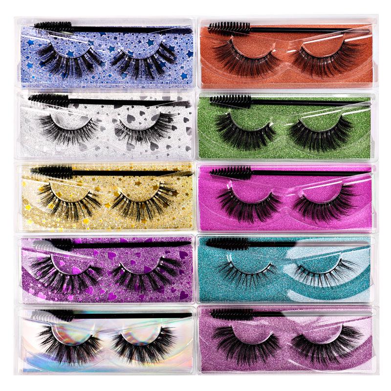 3D Colored Base False Eyelashes with Brush - Natural, Thick, European & American Style V01 - Daily wear look
3D Colored Base False Eyelashes with Brush - Natural, Thick, European & American Style V01 - Daily wear look