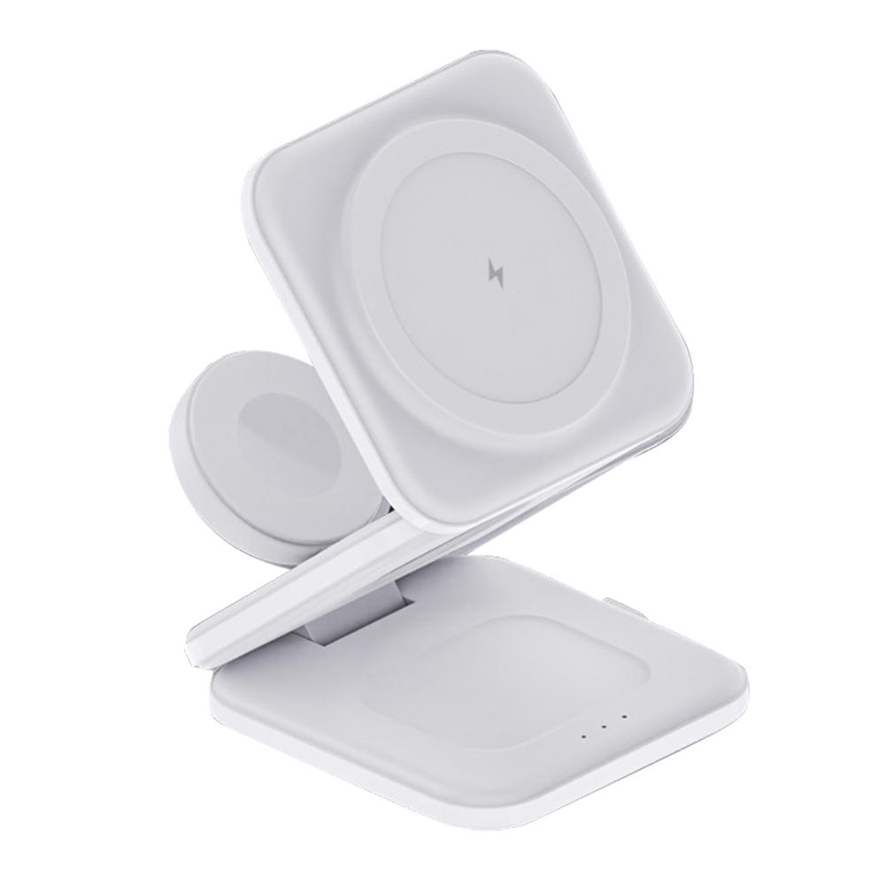 Z8 3-in-1 Foldable Charging Station 15W Magnetic Wireless Charger with Adjustable Angles White
Z8 3-in-1 Foldable Charging Station 15W Magnetic Wireless Charger with Adjustable Angles White