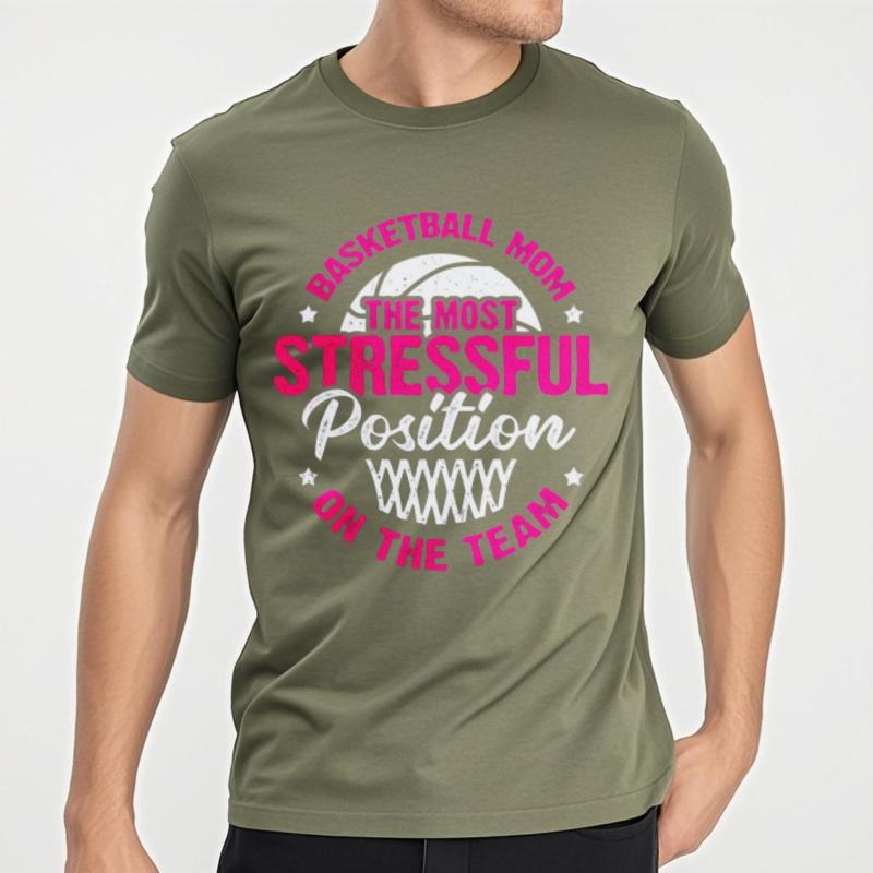 New Arrived Teenagers O Neck t shirt Plus Size Basketball Mom The Most Stressful Position On The Team Fashionable Boys tees 3XL
New Arrived Teenagers O Neck t shirt Plus Size Basketball Mom The Most Stressful Position On The Team Fashionable Boys tees 3XL