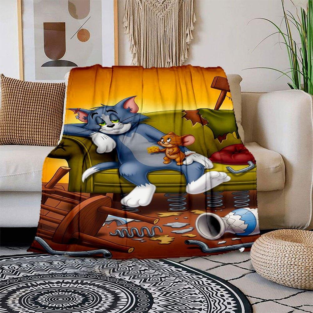 Tom & Jerry Kids Room Decor PosterBlanket Flannel Throw Blanket for Sofa, Bed, Travel, Camping, Office 100x150cm
Tom & Jerry Kids Room Decor PosterBlanket Flannel Throw Blanket for Sofa, Bed, Travel, Camping, Office 100x150cm