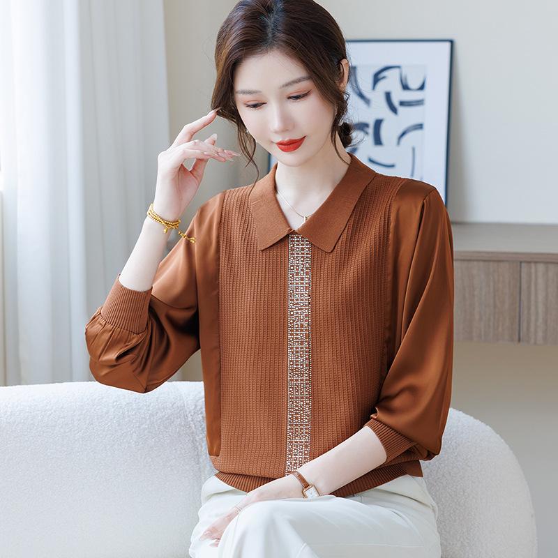Mother s Long Sleeve Elegant Knit Top - 2026 Spring Collection for Middle-Aged & Elderly Women L (80-100 lbs)
Mother s Long Sleeve Elegant Knit Top - 2026 Spring Collection for Middle-Aged & Elderly Women L (80-100 lbs)