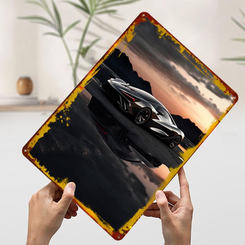 Black Sports Car Sunset Printed Poster Customized Wall Art Retro Vintage Metal Tin Signs for Garage Room Decor Men Wand Deko 7.9x11.8In(20x30cm)
Black Sports Car Sunset Printed Poster Customized Wall Art Retro Vintage Metal Tin Signs for Garage Room Decor Men Wand Deko 7.9x11.8In(20x30cm)