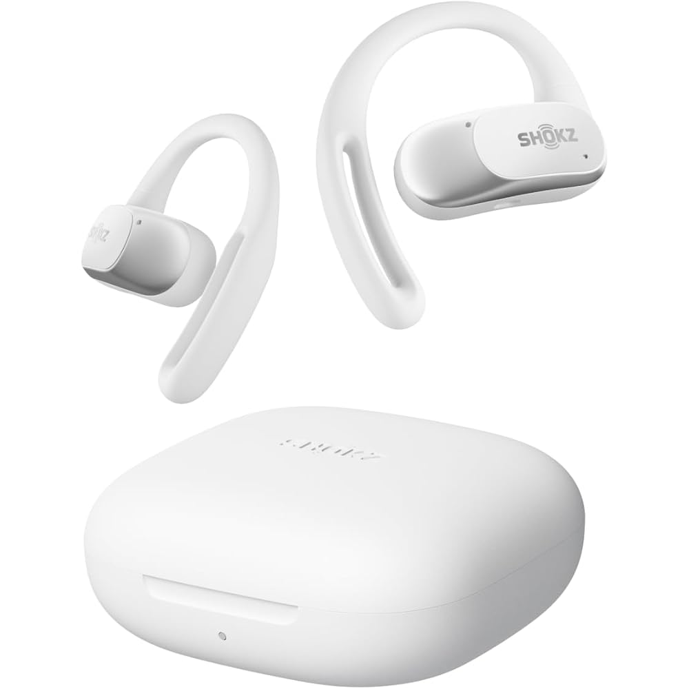 Shokz OpenFit Air Wireless Earbuds 28 Hours Playback IP54 Waterproof Bluetooth 5.2 White
Shokz OpenFit Air Wireless Earbuds 28 Hours Playback IP54 Waterproof Bluetooth 5.2 White