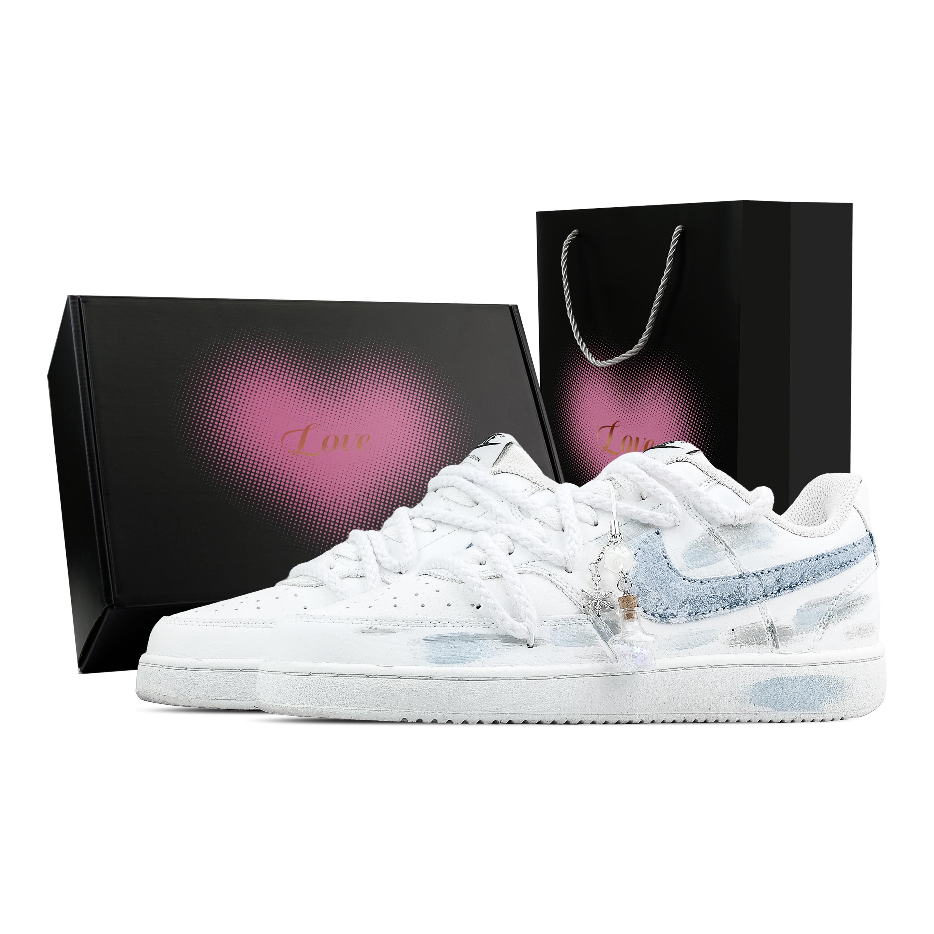 Nike Court Vision 1 Wish, Heart Box Abrasion Resistant Slip Resistant Low top Skateboard Shoes Men s Blue White DH2987-101(Team773--) 40
Nike Court Vision 1 Wish, Heart Box Abrasion Resistant Slip Resistant Low top Skateboard Shoes Men s Blue White DH2987-101(Team773--) 40